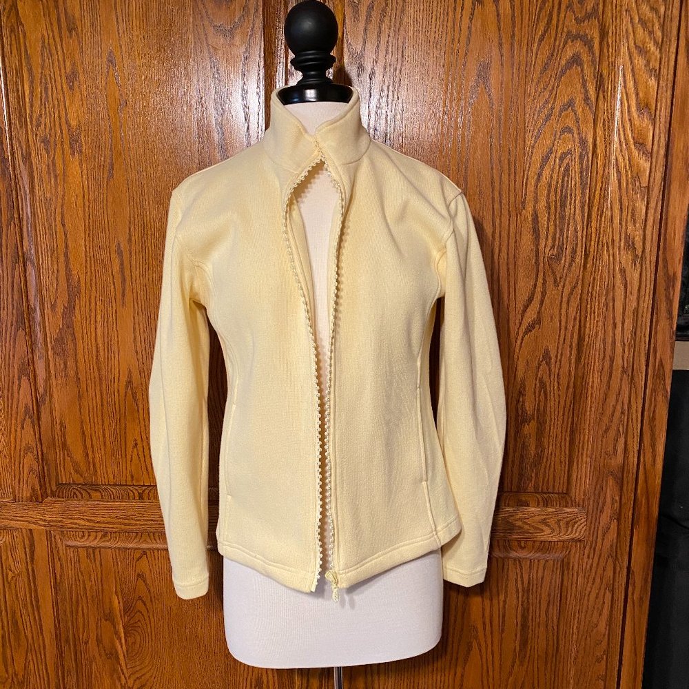 Light Yellow Monterry Club Golf Jacket - Size Med